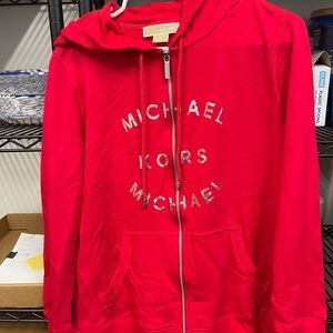 Michael Kors Vibrant Red Hoodie